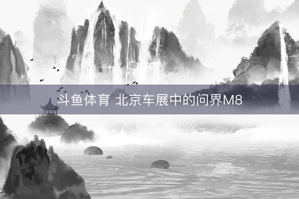 斗鱼体育 北京车展中的问界M8